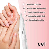 Cel MD Cuticle Oil Pen Nail Strengthener Repair Serum – Nail Repair For Damaged Nails – Helps Repair & Nourish Cracked Nails and Rigid Dry Cuticles - Set of 2