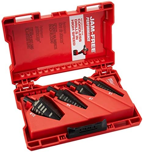 Milwaukee (MLW48899223) 4-Piece Step Drill Bit Set