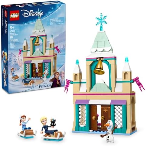 LEGO Disney Frozen: Arendelle Frozen Castle - Building Playset for Kids, Girls & Boys, Ages 5+ - Frozen Castle Toy for Fans with Princess Anna and Elsa Minidolls - Gift Idea for Birthdays - 43265