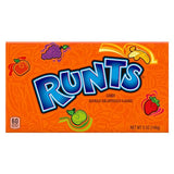 Wonka Runts Hard, Chewy & Fruity Candy, 5 Ounce Theater Candy Boxes (Pack of 12)