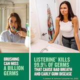 Listerine Freshburst Antiseptic Mouthwash for Bad Breath, Kills 99% of Germs That Cause Bad Breath & Fight Plaque & Gingivitis, ADA Accepted Mouthwash, Spearmint, 1 L, Pack of 2