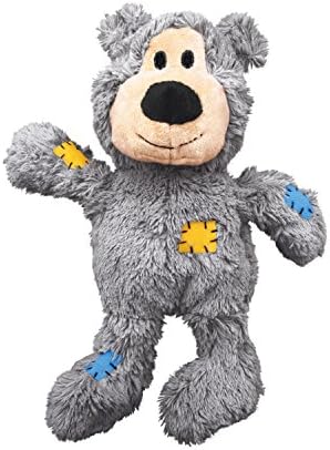 KONG - Wild Knots Bear - Internal Knotted Ropes and Minimal Stuffing for Less Mess (Assorted Colors) - For X-Large Dogs