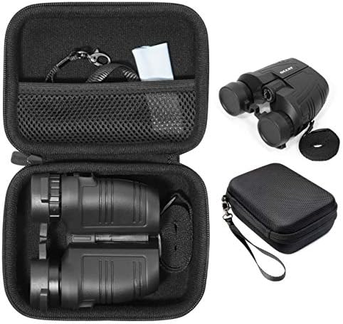 Binoculars Case Compatible with 15x25, 12x25, 10x25, 16x21 Binoculars Like Occer, Hontry, Gskyer, SkyGenius, Aurosports, Pentax, Beenate, L-Byakov, Mahauk, Leupold