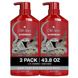 Old Spice Men's 2-in-1 Shampoo and Conditioner, MambaKing, Twin Pack, 43.8 Fl Oz