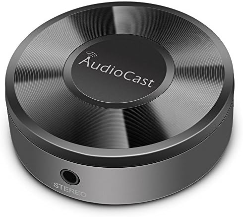 ACEMAX M5 AudioCast WiFi Wireles Audio Adapter Airplay DLNA Spotify iHeartRadio Supporting Stream Audio to Speaker Systems Over 2.4G Wi-Fi Network Multi Room Supported