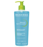 Bioderma - Sébium - Foaming Gel Pump - Cleansing and Make-Up Removing - Skin Purifying - for Combination to Oily Skin 16.91 Fl Oz (Pack of 1)