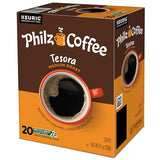 Philz Coffee Tesora K-Cup® Pod Coffee, Single Serve Keurig® K-Cup® Pods, Medium Roast Coffee, 20 count