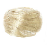 AMERICAN DREAM Small Size Human Hair Bun, Pure Blonde Number 60