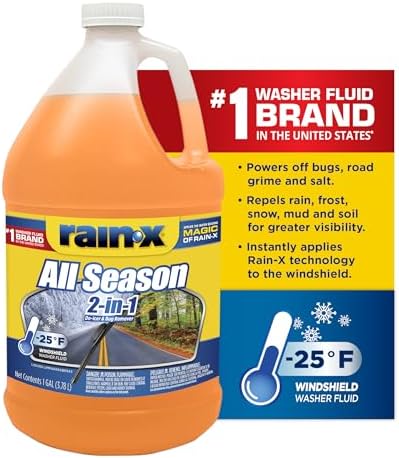 Rain-X All Season 2-In-1 Windshield Washer -25°F - 1 Gallon