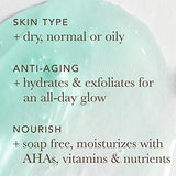 Alpha Skin Care Moisturizing Body Wash | Anti-Aging Formula | Glycolic Alpha Hydroxy Acid (AHA) | Vitamin E & Aloe Vera | Conditions & Soothes | For All Skin Types | 12 Fl Oz