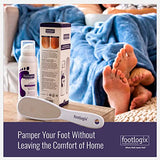 Foot Care Callus Softener Combo - Footlogix Callus Softener Spray & Double Sided Foot File Set For Dry, Rough, Cracked Heel - Feet Exfoliator & Scrubber For Convenient Pedicure At Home