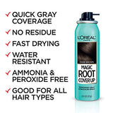 L'Oreal Paris Hair Color Root Cover Up Temporary Gray Concealer Spray Light Brown (Pack of 2) (Packaging May Vary)