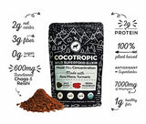 Organic Cocotropic Superfood Mushroom Hot Chocolate Mix, 16 oz | Non-GMO, Vegan, Gluten Free, Mood, Raw Cacao, Reishi Mushrooms, Chaga, Maca, Turmeric (16 Ounce (Pack of 2))