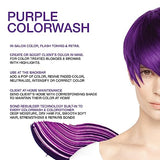 Celeb Luxury Viral Purple Colorwash, Color Depositing Shampoo with Bondfix Bond Rebuilder, Semi Permanent Hair Colour Glaze, Vegan Hair Dye, Maintains and Refreshes Bold Purple Color