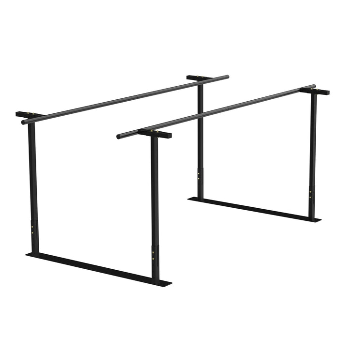 Physical therapy parallel bars, Walking assist bar for rehab & walking balance issues, Adjustable height & width (6FT)