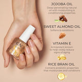 CND SolarOil Cuticle Oil, Natural Blend Of Jojoba, Vitamin E, Rice Bran and Sweet Almond Oils, Moisturizes and Conditions Skin, Pack Of 1, 0.5 oz.