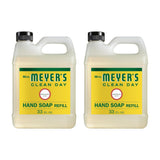 MRS. MEYER'S CLEAN DAY Hand Soap Refill, Made with Essential Oils Honeysuckle, 33 Fl Oz (Pack of 2)