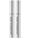 Feyano Eyelash Serum- Natural Comestic Eyelash Serum for Longer, Thicker Lashes & Brows, Boost Lash Serum Vegan & Cruelty-Free-Niacinamide, Centella Asiatica Leaf Extract(10 mL Silver)