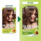 Garnier Hair Color Nutrisse Nourishing Creme, 60 Light Natural Brown (Acorn) Permanent Hair Dye, 2 Count (Packaging May Vary)