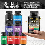 Zoyava Shilajit 8-in-1 and Sea Moss 16-in-1 Supplement Bundle