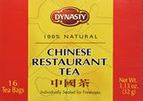 Dynasty 100% Natural Chinese Restaurant Tea Net Weight 1.13 oz. (32g) pack of 16 teabags