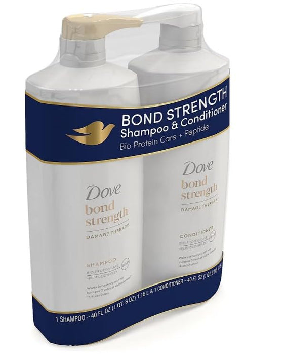 Dove Damage Therapy Bond Strength Shampoo & Conditioner, 2 pk./40 oz.