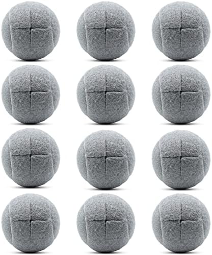 Magicorange 12 PCS Precut Walker Tennis Balls for Walker/Furniture Legs Floor Protection, Heavy Duty Long Lasting Felt Pad Glide Coverings (Grey)