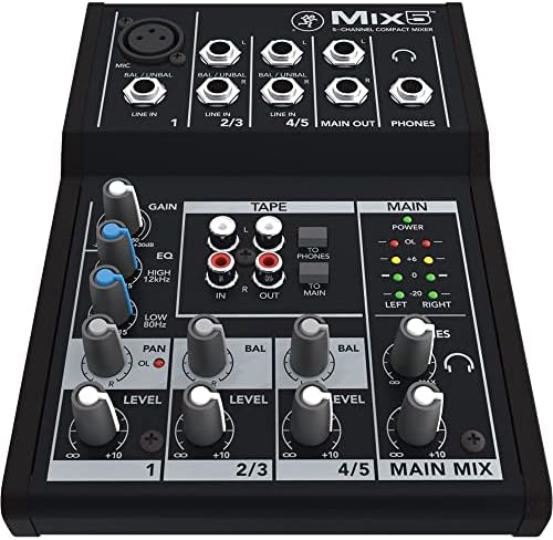 Mackie Mix5 5-Channel Compact Mixer