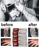 Microblading Permanent Tattoo Aftercare Ointment, Latest Date 50 Packets Vitamin A & D Anti Scar Scald Repair Cream Gel, for Body Art Makeup Eyebrow Supplies; XF50
