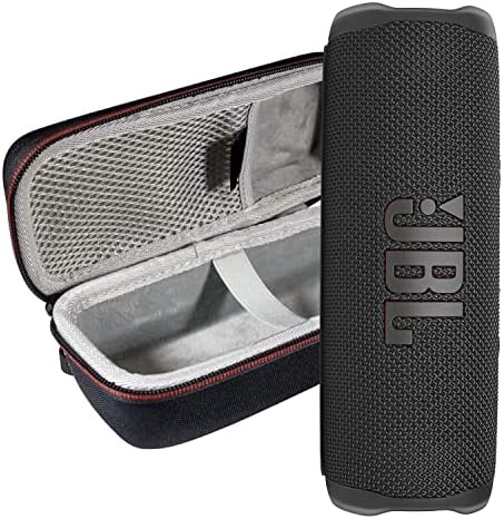 JBL Flip 6 IP67 Waterproof Portable Wireless Bluetooth Speaker with Exclusive Protective Hardshell Case (Black)