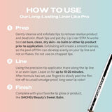 Sacheu Lip Liner Stay-N - Peel Off Lip Liner Tattoo, Peel Off Lip Stain, Long Lasting Lip Stain Peel Off, Infused with Hyaluronic Acid & Vitamin E, cLOVER