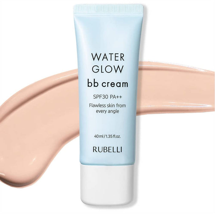 RUBELLI Water Glow BB Cream 40ml SPF30 PA++ | Korean BB Cream | Strong UV Protection, Moist Essence Type