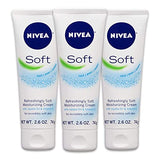 NIVEA Soft Moisturizing Creme 2.60 oz (Pack of 6)