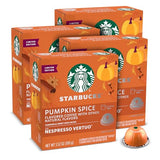 Starbucks by Nespresso Vertuo, Pumpkin Spice, 32-count Coffee Pods, Brews 7.8 oz.