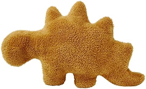 Dino Nugget Pillow, 18 inch Soft Dinosaur Chicken Nuggets Pillow for Birthday Gifts, Dinosaur Theme Party Decorations (Stegosaurus, Small)