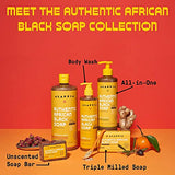 Alaffia Authentic African Black Soap (Citrus Ginger, 32 FL Oz)