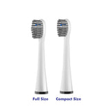 Flossing Toothbrush Head Replacement, Compatible with Water-pik Sonic Fusion / 2.0 SF-01, SF-02, SF03 & SF-04 Tooth-Brush and Water Flosser Combo Brush Heads (Compact, White(6Packs))