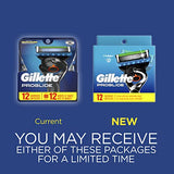 Gillette ProGlide Razor Refills for Men, 12 Razor Blade Refills