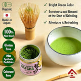 Japanese Ceremonial Grade Matcha, Matcha Green Tea Powder, 100％ Authentic Japanese Origin, From Uji Kyoto, Japan (30g)【YAMASAN】