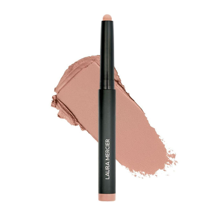 Laura Mercier Caviar Stick Cream Eyeshadow: Matte Finish, 24HR Wear, Long Lasting, Rich Color, Easily Blendable and Buildable, Waterproof, Hyaluronic Acid Infused, Eyeshadow Stick Set, Dune