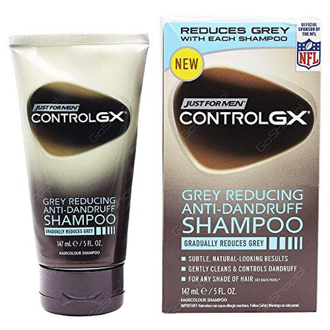 3x Just for Men Control GX Grey Reducing Anti-Dandruff Shampoo