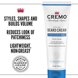 CREMO Styling Beard Cream, Thickening, 4 Fl Oz 2packs