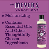 MRS. MEYER'S CLEAN DAY Moisturizing Body Wash for Women and Men, Biodegradable Shower Gel Formula Made with Essential Oils, Plum Berry, 16 oz Bottle, Pack of 3