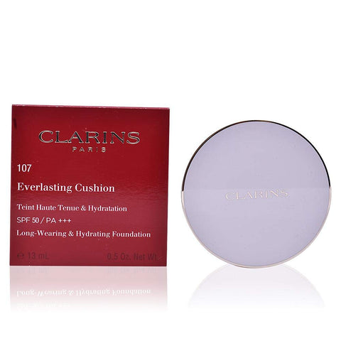 Clarins Everlasting Cushion SPF 50 Foundation, 107 Beige, 13 ml