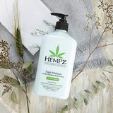 HEMPZ Triple Moisture Body Moisturizer, 17 Oz – Hydrating Lotion Rich with Minerals, Vitamin C, & Hempseed Oil to Nourish & Repair Extremely Dry or Sensitive Skin for Body