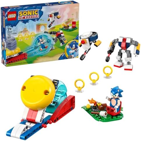 LEGO Sonic The Hedgehog : Sonic’s Campfire Clash, Collectible Gaming Toy for Kids and Video Game Fans, Fun Buildable Playset for Boys and Girls Aged 7 and Up 77001