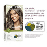 Naturtint Permanent Hair Color 6N Dark Blonde (Pack of 6), Ammonia Free, Vegan, Cruelty Free, up to 100% Gray Coverage, Long Lasting Results