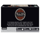 Tully's Coffee French Roast, Keurig Single Serve K-Cup Pods, Dark Roast Coffee, 60 Count, (6 Packs of 10)