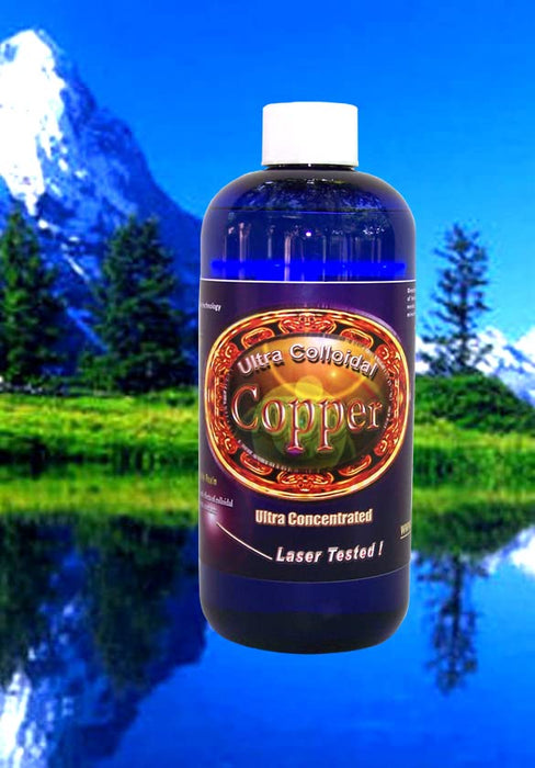 Silver Mountain Minerals Colloidal Copper Liquid Mineral Supplement 16 Oz. 100 PPM