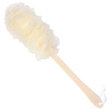 Arswin Back Scrubber for Shower, Loofah Long Handle Bath Body Brush, Soft Nylon Mesh Sponge On a Stick for Shower Men Women Kids Elderly, Exfoliating Scrub Cleaning Luffa for All Kinds of Skin(White)